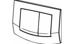 TECEbase Комплект для установки подвесного унитаза, панель смыва TECEambia, хром глянец мини 3 5