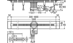 VIEGA Advantix Vario Set Душевой лоток (пластик) 300-1200 мм, дизайн вставка в комплекте, хром мини 3 2
