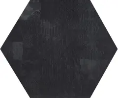 керамогранит MUTINA DECHIRER NERO ESAGONA DECOR MATT 120х120