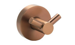 BEMETA AMBER Крючок двойной, Coffee-Gold PVD Mat мини 1