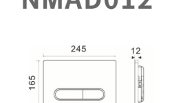 NEMO Клавиши смыва, хром мини 3 2