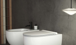 GLOBO MODE Унитаз подвесной безободковый, 53х34хh33 см, белый мини 3 5