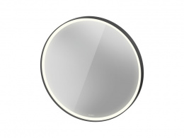 DUR VITRIUM Зеркало с LED подсветкой, сенсорное управление, Ø900 мм, 49 Graphit Matt