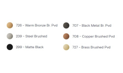 GESSI FLESSA Смеситель для раковины, соединительные шланги на 3/8”, БЕЗ ДК, Steel Brushed мини 3 4