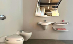 NOKEN VITAE Комплект керамики со смесителями и зеркалом, белый/хром мини 1