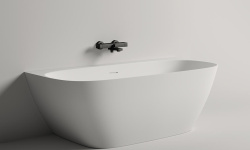 Salini SOFIA Wall Ванна пристенная 1700 x 785 x 580мм, S-Stone - белый матовый мини 3 4