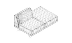 GAMADECOR M1P3 Диваный модуль S2 L, 108х164 см. Спецзаказ. мини 3 6
