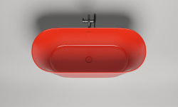 Salini Mona Ванна свободностоящая 1695x725x582 мм, S-Stone - матовый, RAL полностью/ДК RAL мини 3 5