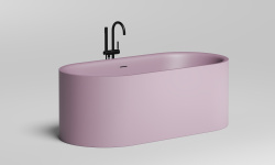 Salini PERLA Ванна свободностоящая 1700х800x605 мм, S-Stone- RAL матовый мини 3 4