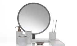 BERTOCCI CARRARINO Дозатор настольный, Bianco Carrara/хром мини 3 2