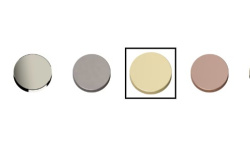 FANTINI VENEZIA Кронштейн для верхнего душа настенный, 45 см, Matt British Gold PVD мини 3 3