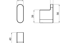 NOKEN CONCEPT Крючок, чёрный мини 3 2