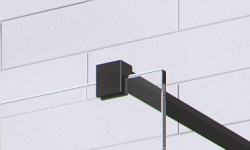 RADAWAY Промежуточный кронштейн, черный матовый мини 1