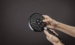 HANSGROHE Raindance Select S Душевая стойка Showerpipe 240 1jet с термостатом, матовый чёрный мини 3 5