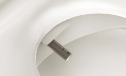 ART CERAM HYPE Умный подвесной унитаз 38x59 см, крышка биде в комплекте, белый матовый SANIGLAZE мини 3 3