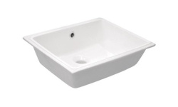 KERASAN SLIM Раковина встраиваемая под столешницу 750x340 мм в комплекте с крепежом, белый мини 1