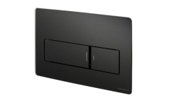 NOKEN GLASS Клавиша для двойного смыва, стекло чёрный мини 1