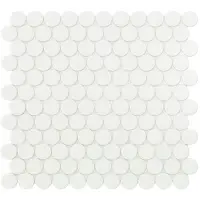 мозаика VIDREPUR CIRCLE WHITE MT (2.5Х2.5) 30.6х31.4