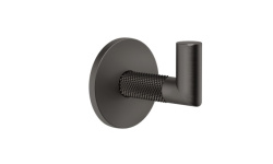 GESSI ANELLO Крючок настенный, Black Metal Brushed PVD мини 1