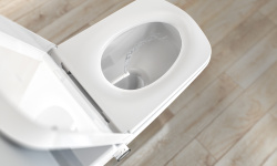 TECEone Подвесной безободковый унитаз со встроенным гигиеническим душем, белый мини 3 5