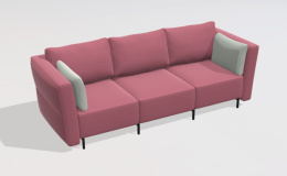 GAMADECOR FOLD S2 3 Диван на ножках в комплекте 274x108 см, Спецзаказ!