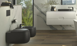 NOKEN TONO Клавиша для двойного смыва, черный матовый мини 3 2