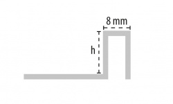 PRO-PART LATON GRAPHITE MATT 7MM (250 cm) мини 3 4