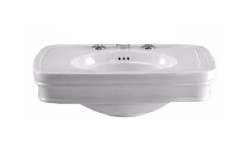 DD ROSE КОМПЛЕКТ: Консоль с раковиной, зеркалом, 2 бра, смесителем и аксессуарами, хром мини 3 2