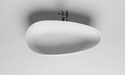 Salini PAOLA 172 Ванна свободностоящая с системой перелива 1720 x 825 x 622 мм, S-Stone- RAL матовый мини 3 3