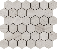 LANTIC ESSENTIAL HEXAGON SILVER WOOD 25.8х29.8 G-135