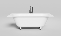 Salini ORNELLA AXIS KIT 170 Ванна встраиваемая 1700x700x590/610мм, S-Sense, белый глянцевый мини 1