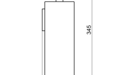 NOKEN HOTELS Держатель ерша напольный/настенный, хром мини 3 2