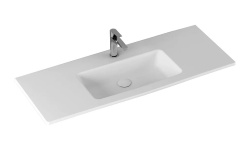 ALLEN BRAU FANTASY Раковина Flat 1215x465 мм, без перелива, с отв., белый (280183) мини 1