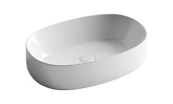 CERAMICANOVA Element Раковина накладная 540х350хH145 мм, белый мини 1
