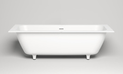 Salini ORLANDA AXIS KIT 180 Ванна встраиваемая 1804х800х600 мм, S-Sense, белый глянцевый мини 1