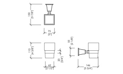 DD ROSE КОМПЛЕКТ: Консоль с раковиной, зеркалом, 2 бра, смесителем и аксессуарами, хром мини 3 12