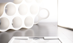 KRION DIAL BASIC BB Акриловый поддон 90х90 см, белый мини 3 2