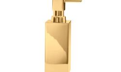 DW 395 Дозатор для мыла настольный, H16x5x5 см, Золото мини 1