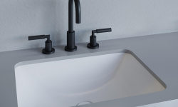 Salini MAREA 06 Раковина встраиваемая 550х400х134 мм, БЕЗ перелива, БЕЗ ДК, S-Stone - белый мат мини 3 6