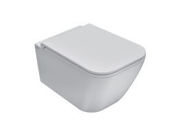 GLOBO STONE Унитаз подвесной SENZABRIDA, 52х36хh33 см, 4,5/3 л, белый