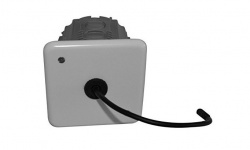 DUR Комплект предварительного монтажа подключение к сети 100-230В, включая розетку с крышкой мини 1