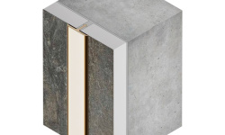 NEEXYDECOR профиль латунь хромированная  8x7,7х2700 (PVL68) мини 3 5