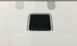 GD Опциональная накладка на отверстие слива для раковины, черная мини 3 2