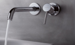 KLUDI BOZZ Внешняя часть смеситель из стены для раковины, излив 230 мм, хром  мини 3 3