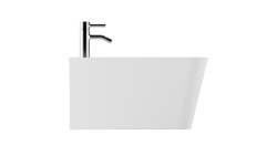 ALICE HIDE Биде подвесное, форма-квадрат, черный матовый мини 3 6