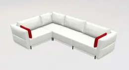 GAMADECOR FOLD S2 R COMPOSICIÓN 2 Диван на ножках угловой правый в комплекте 365x205 см, Спецзаказ!