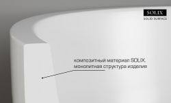Salini PAOLA Раковина накладная 580х345х140 мм, без перелива, БЕЗ ДК, S-Stone - белый матовый мини 3 7