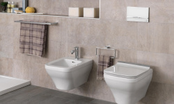 NOKEN URBAN C Держатель для полотенец двойной 60 см, черный мини 3 4