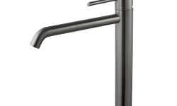 NOKEN ROUND Cмеситель для раковины H306 мм, 3/8”, 5 л/мин, без ДК, браш. титан мини 1