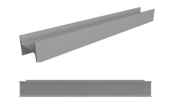 ANTL Настенная полка из алюминия с нижней светодиодной подсветкой, bianco opaco мини 1